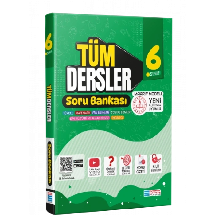 6.Sınıf Tüm Dersler Soru Bankası - Evrensel İletişim Yayınları