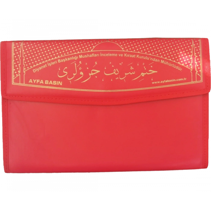 Rahle Boy 30 Cüz Çantalı Kırmızı (AYF235K) - Ayfa Yayınları