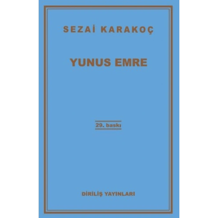 Yunus Emre-Sezai Karakoç-Diriliş Yayınları