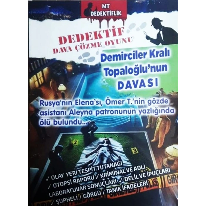 DEMİRCİLER KRALI DAVASI - DEDEKTİF ÇÖZME OYUNU - MT DEDEKTİFLİK