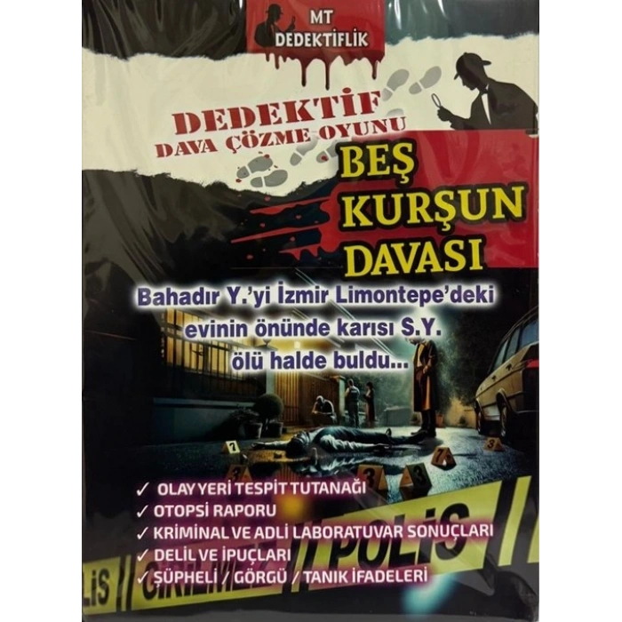 BEŞ KURUŞUN DAVASI - DEDEKTİF ÇÖZME OYUNU - MT DEDEKTİFLİK