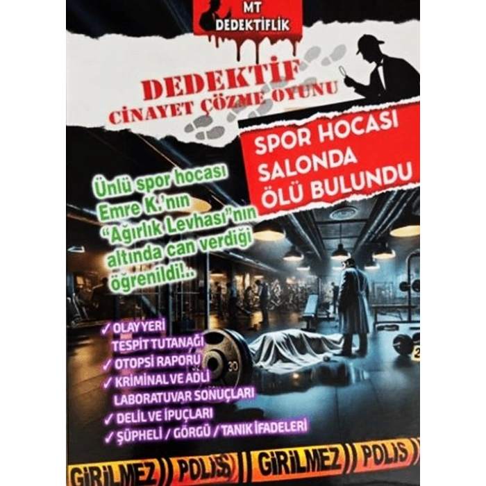 SPOR HOCASI SALONDA ÖLÜ BULUNDU - DEDEKTİF ÇÖZME OYUNU - MT DEDEKTİFLİK