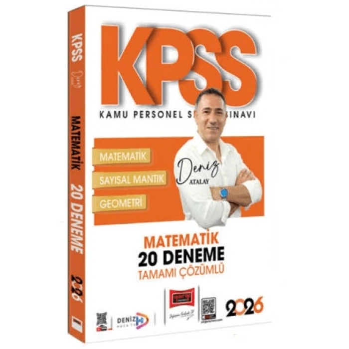 2026 KPSS Matematik 20 Deneme-Deniz Atalay-Yargı Yayınları