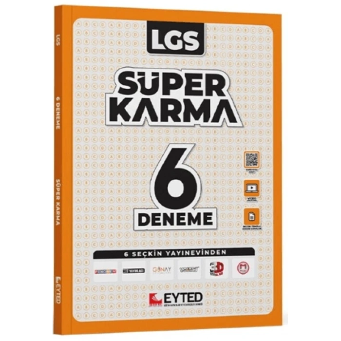 8. Sınıf LGS Süper Karma 6 Deneme - EYTED Yayınları