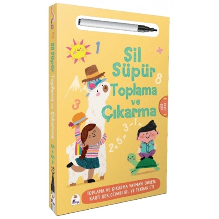 Sil Süpür – Toplama ve Çıkarma (Kalemli) - İndigo Yayınları