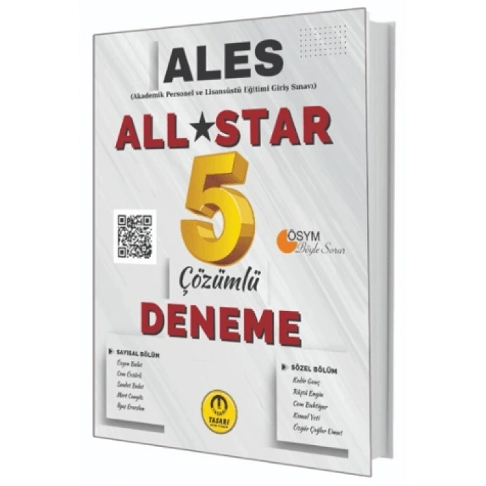 ALES Deneme All Star 5 li Çözümlü-Tasarı Yayınları