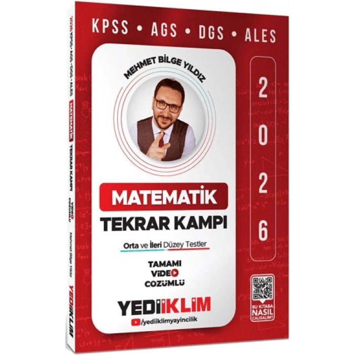 YEDİİKLİM YAYINLARI KPSS AGS ALES DGS MATEMATİK T.KAMPI 2026