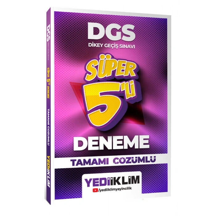DSS Deneme Süper 5 li 2026 - Yediiklim Yayınları