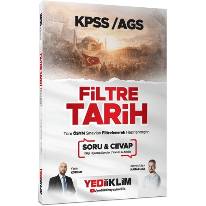 2026 KPSS-AGS Filtre Tarih Soru Cevap-Yediiklim Yayınları
