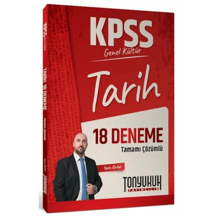 KPSS Genel Kültür Tarih Tamamı Çözümlü 18 Deneme-Kolektif-Tonyukuk Yayıncılık