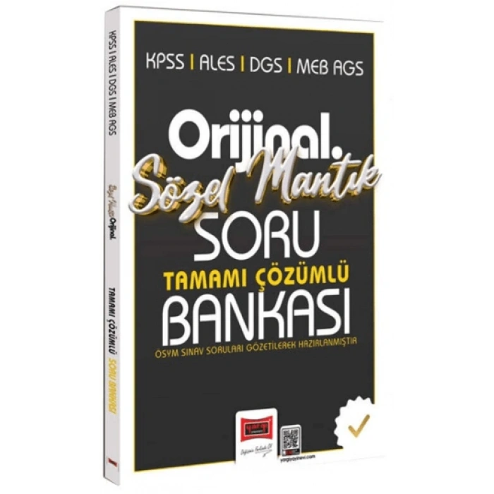 2026 KPSS ALES DGS MEB-AGS Sözel Mantık Soru-Yargı Yayınları