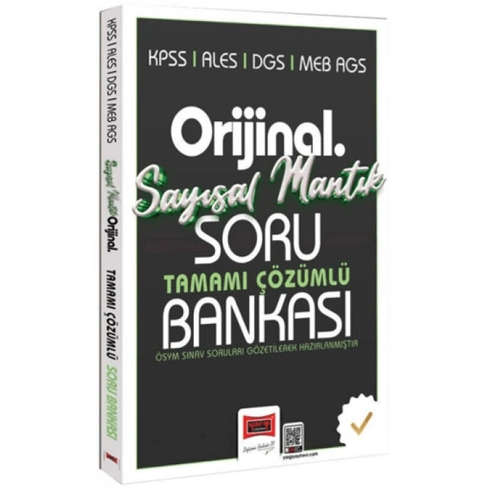 2026 KPSS ALES DGS MEB-AGS Sayısal Mantık Soru-Yargı Yayınları