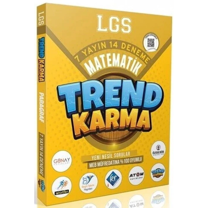 8. Sınıf LGS Matematik 7 Yayın 14 Deneme-Trend Karma