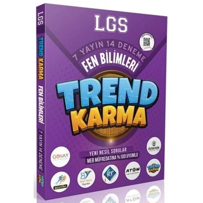 8. Sınıf LGS Fen Bilimleri 7 Yayın 14 Deneme-Trend Karma