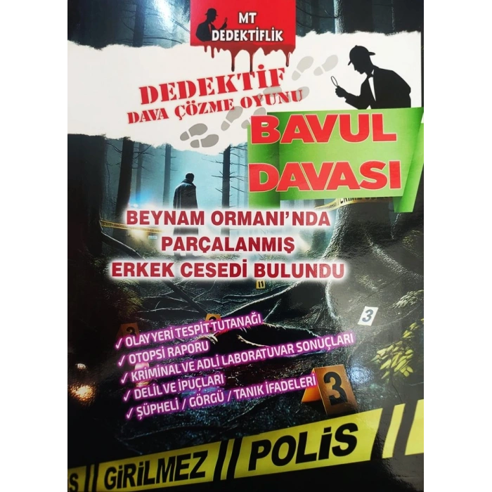 BAVUL DAVASI - DEDEKTİF ÇÖZME OYUNU - MT DEDEKTİFLİK