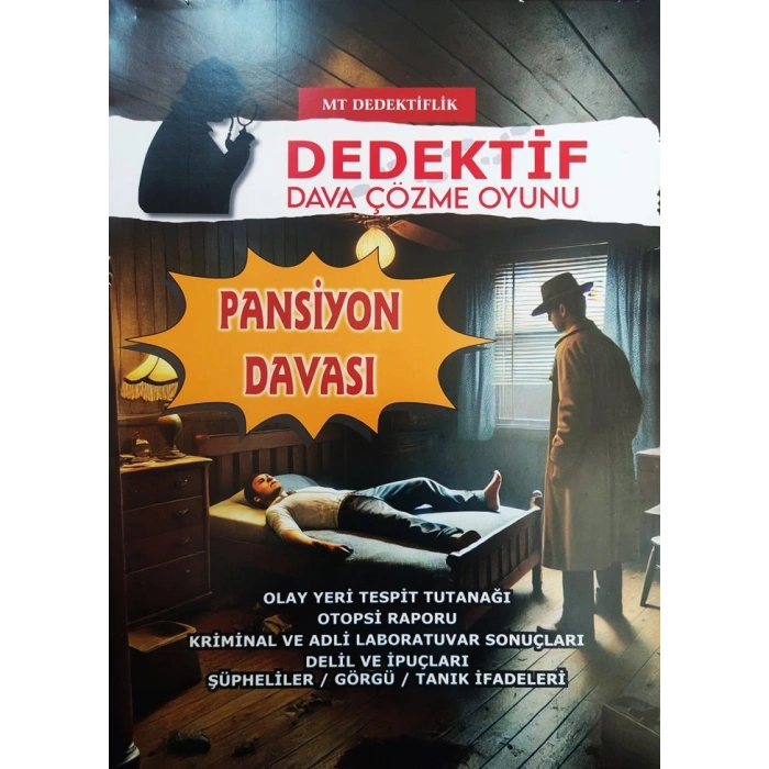 PANSİYON DAVASI - DEDEKTİF ÇÖZME OYUNU - MT DEDEKTİFLİK