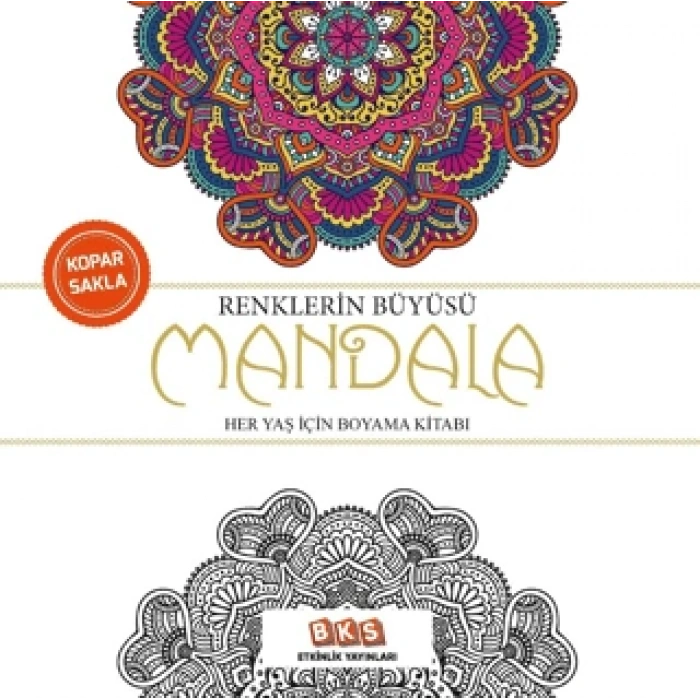 Renklerin Büyüsü-Her Yaş İçin Mandala-BKS Etkinlik Yayınları
