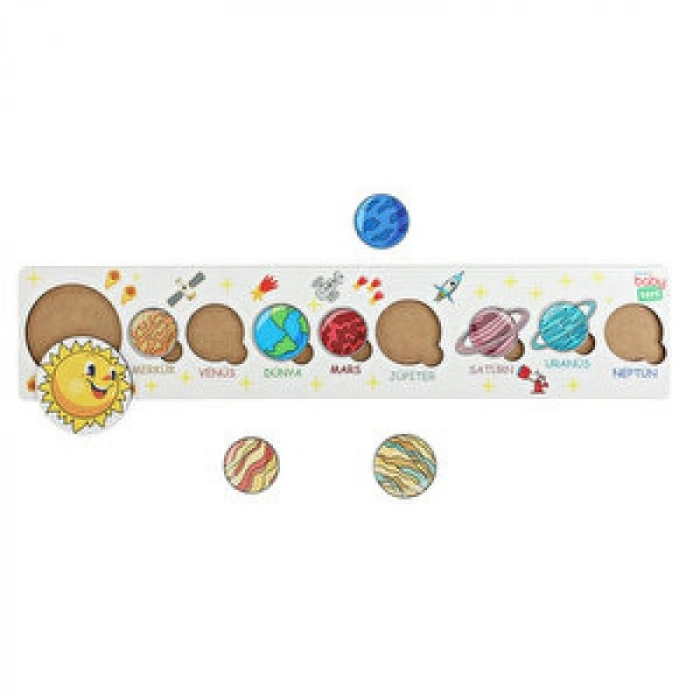 Montessorı Gezegenler Puzzle-Aklımda Zeka Oyunları