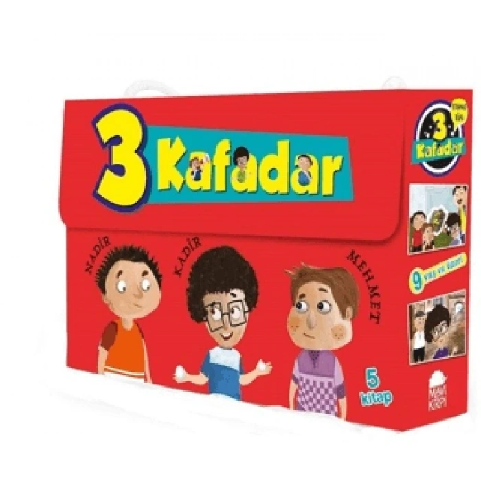 3 Kafadar Tekno Set 2 (5 Kitap) - Yaşar Bayraktar - Mavi Kirpi Yayınları