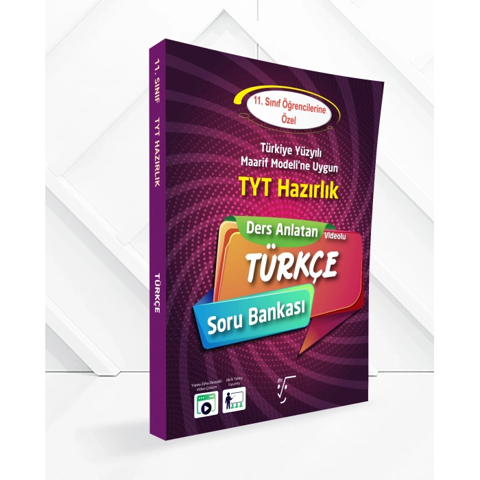 11.Sınıf TYT Hazırlık Ders Anlatan Türkçe Soru Bankası-Karekök Yayınları