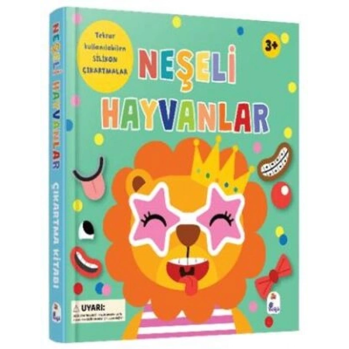 Silikon Çıkartmalı Neşeli Hayvanlar - Holly Morris - İndigo Çocuk