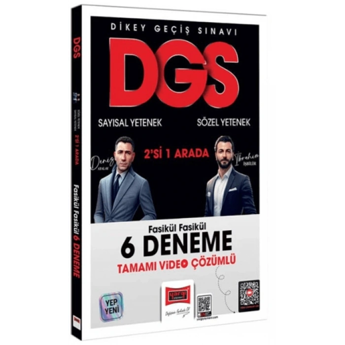 2026 DGS Sayısal Sözel 2 si Bir Arada 6 Deneme-Yargı Yayınları