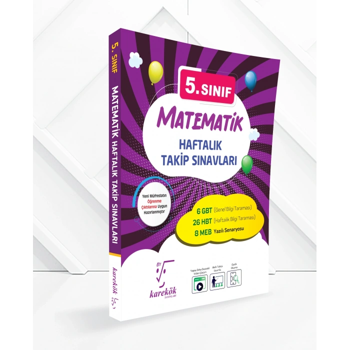 5.Sınıf Matematik Haftalık Takip Sınavları-Karekök Yayınları