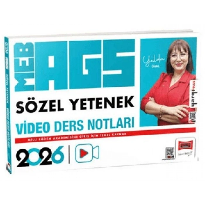 2026 MEB-AGS Öğretmen Adayları İçin Sözel Yetenek Video Ders Notları-Yelda Ünal-Yargı Yayınevi