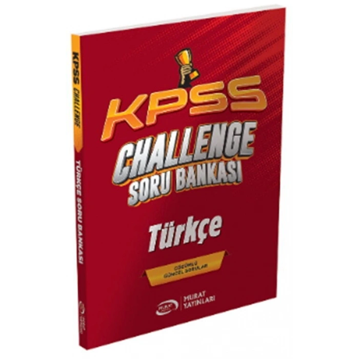 KPSS Türkçe CHALLENGE Soru Bankası-Murat Yayınları
