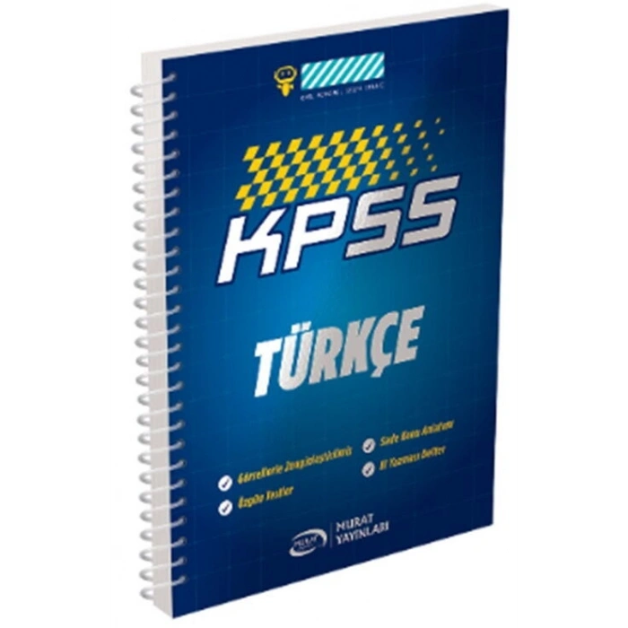 KPSS Türkçe Defteri-Murat Yayınları