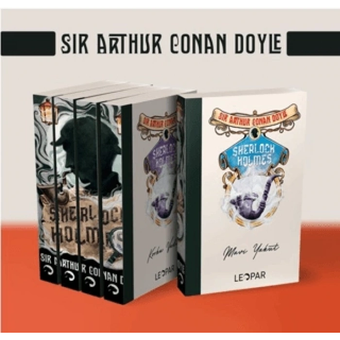 Sherlock Holmes Seti(5 Kitap)- Sir Arthur Conan Doyle-Leopar Yayınevi