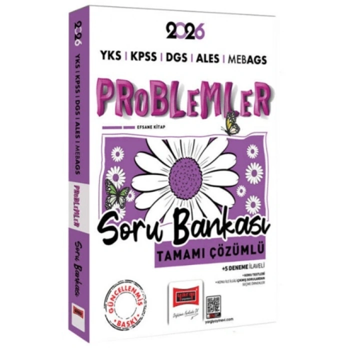 2026 YKS KPSS ALES DGS MEB-AGS Papatya Serisi Problemler Tamamı Çözümlü Soru Bankası