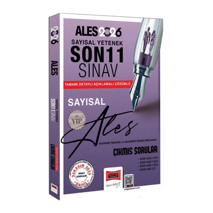 2026 ALES Sayısal Yetenek Son 11 Sınav Çıkmış Sorular - Yargı Yayınları