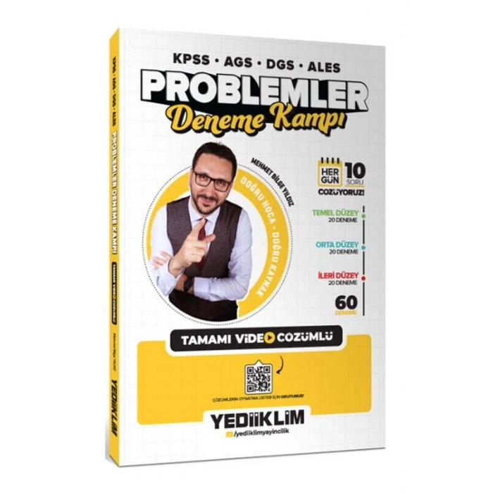 2026 Problemler Deneme Tüm Sınavlar için (Kamp.) - Yediiklim Yayınları