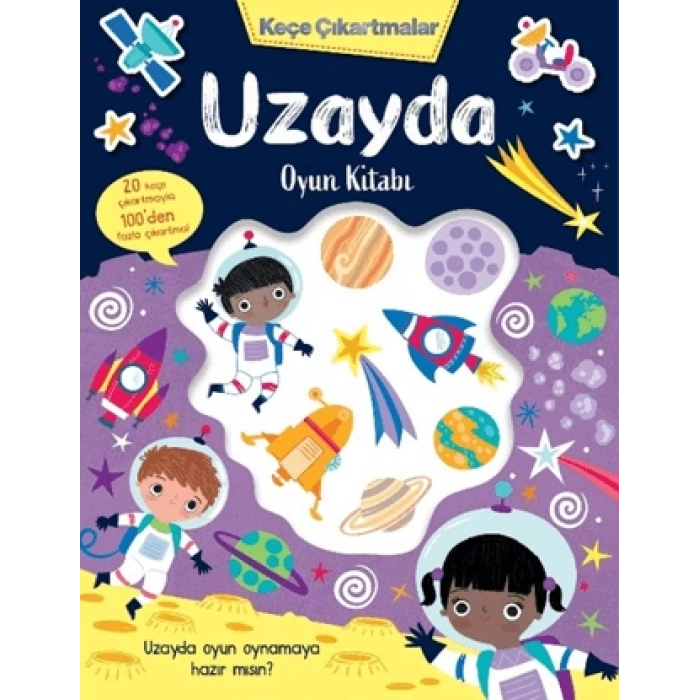 Keçe Çıkartmalar - Uzayda Oyun Kitabı-Lisa Regan-İndigo Çocuk