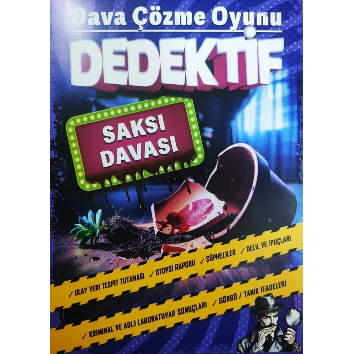 SAKSI DAVASI - DEDEKTİF ÇÖZME OYUNU - MT DEDEKTİFLİK