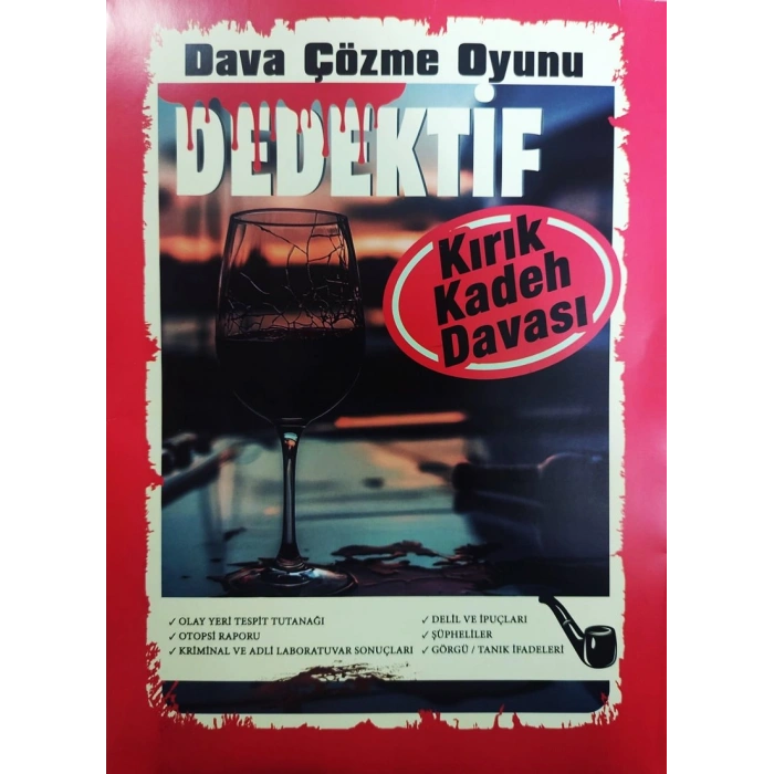 KIRIK KADEH DAVASI - DEDEKTİF ÇÖZME OYUNU - MT DEDEKTİFLİK