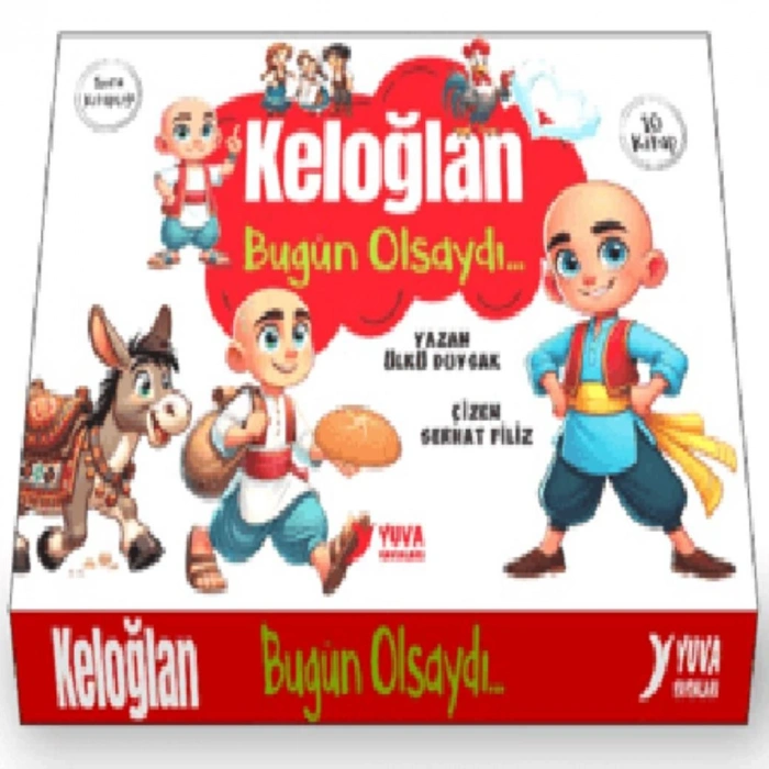 Keloğlan Masalları1.Sınıf Büyük Boy 10 Kitap-(Soru Kitapçığı İlaveli)-Yuva Yayınları