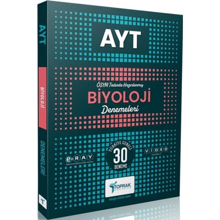 AYT Biyoloji 30 Deneme - Toprak Yayınları