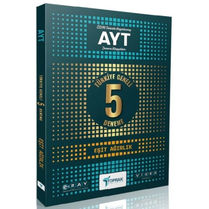 AYT Eşit Ağırlık 5 li Deneme (Güncel) - Toprak Yayınları