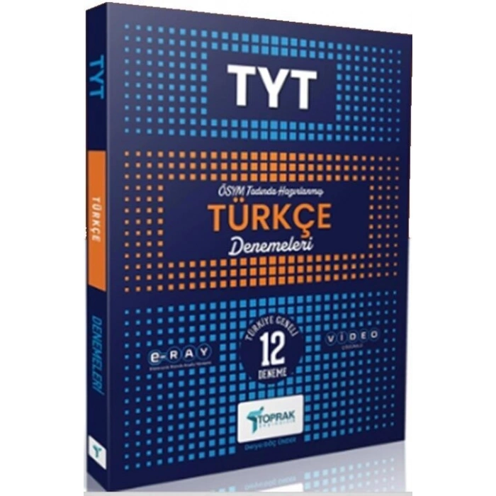 TYT Türkçe 12 Deneme - Toprak Yayınları