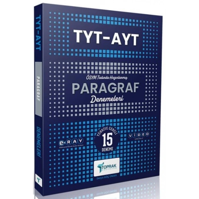 TYT Paragraf 15 Deneme - Toprak Yayınları