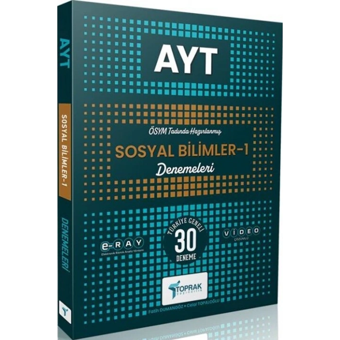 AYT Sosyal Bilimler-1 30 Deneme (Güncel) - Toprak Yayınları