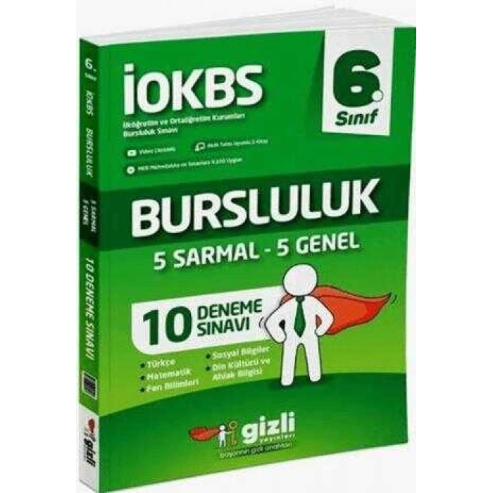 6.Sınıf Bursluluk 10 Deneme-Gizli Yayınları