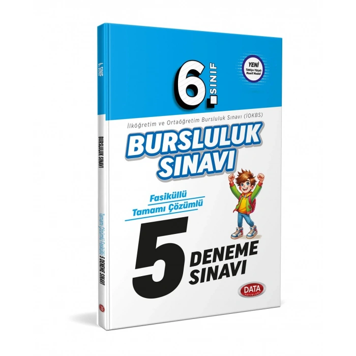 6.Sınıf Bursluluk 5 Fasikül Deneme-İOKBS-Maarif Modeli-Data Yayınları