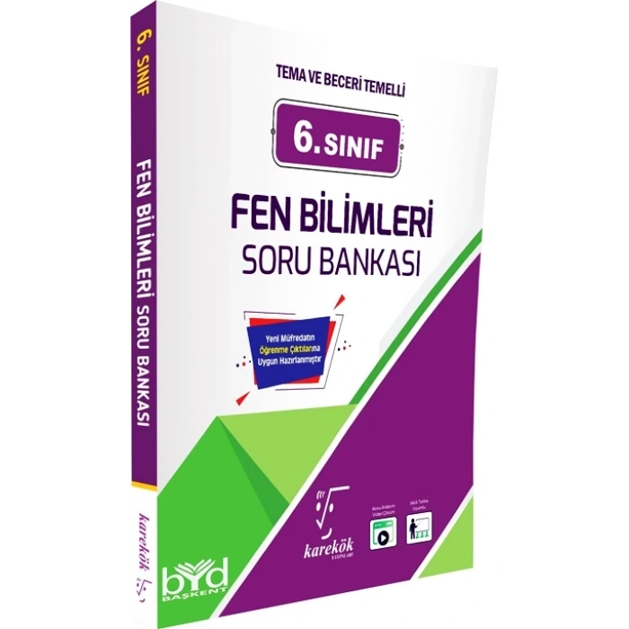 6.Sınıf Fen Bilimleri Soru Bankası-Karekök Yayınları