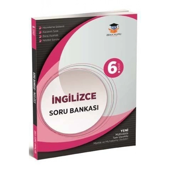 6.Sınıf İngilizce Soru Bankası - Zeka Küpü Yayınları