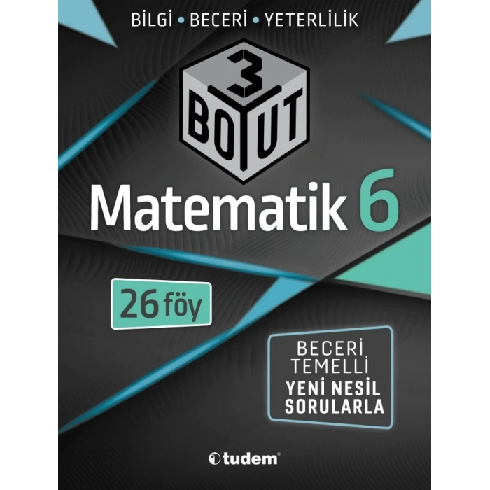 6.Sınıf Matematik 3 Boyut 26 Föy - Tudem Yayınları