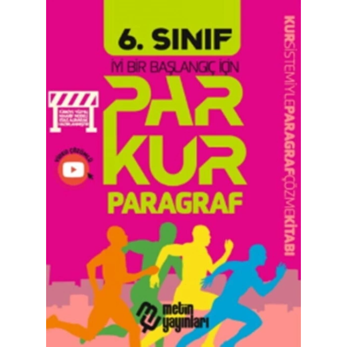 6.Sınıf Parkur Paragraf Çözme Kitabı-Metin Yayınları