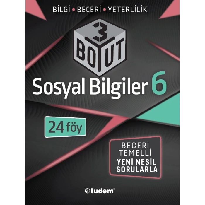 6.Sınıf Sosyal Bilgiler 3 Boyut 24 Föy - Tudem Yayınları